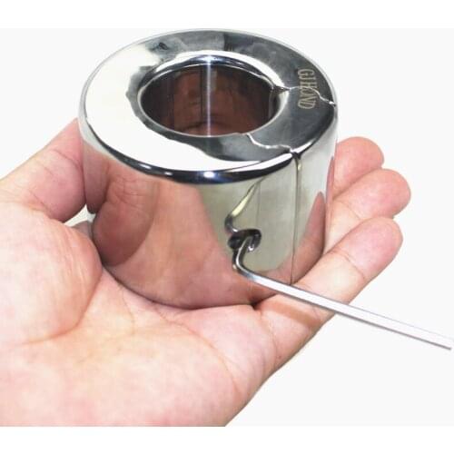 13 Sizes Stainless Steel Penis Bondage Ring for Keep Penis Strong and Hard Restraint Pendant Scrotum Testicle Cockring BB47