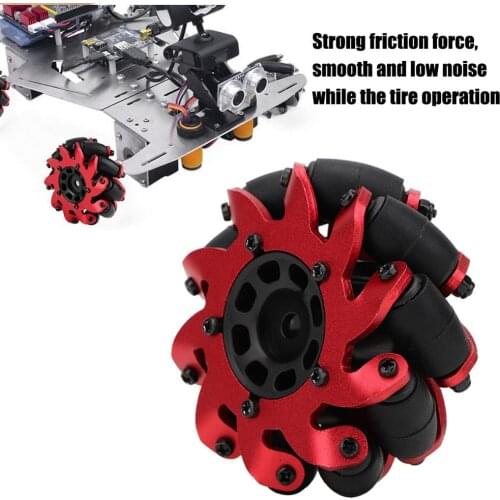 2pcs Mecanum Drive Wheel Omnidirectional Wheels RC Car Parts RC Tires Accessories
