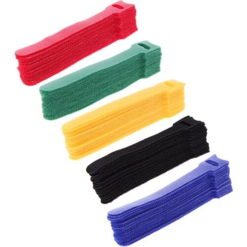 20pcs Reusable Fastening Cable Organizer Earphone Mouse Ties Management