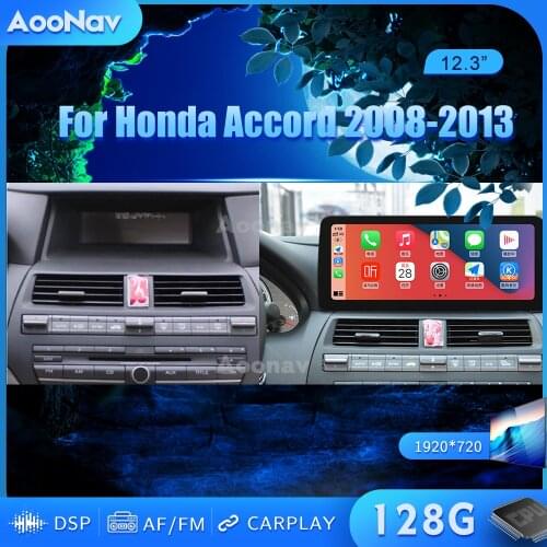 128GB Android Car radio GPS For Honda Accord 2008-2013 car Multimedia Player Navigation Stereo receiver Head Unit