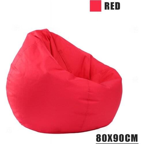 New Lazy BeanBag Sofas Cover Chairs Without Filler Linen Cloth Lounger Seat Bean Bag Pouf Puff Couch Tatami Living Room