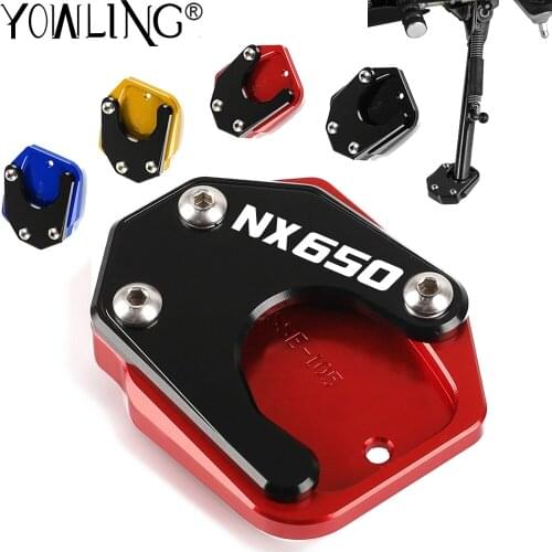 For Honda NX650 NX 650 J-X Dominator 1993 1994 1995 1996 1997 1998 1999 Motorcycle Side Stand Enlarge Plate Kickstand Extension