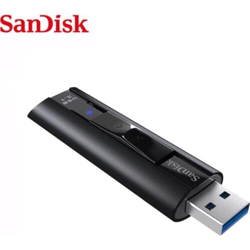 Sandisk cz880 cz800 USB Flash Drive 128gb High Speed Pendrive 256gb Pen Drive Solid U Disk USB 3.1 Stick Disk on Key Memory