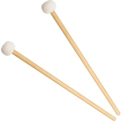 Head Drum Cymbal Gong Mallet Soft Hammer Sticks Mallets Rods Felt Hammer Dropshipping