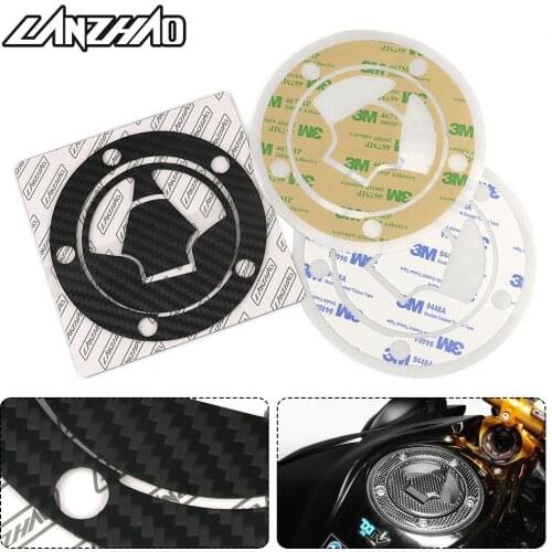 Carbon Fiber Motorcycle Fuel Tank Cap Cover Heat Shield Insulation Protective Sticker Protector for Kawasaki Z900 2017 2018 Z800