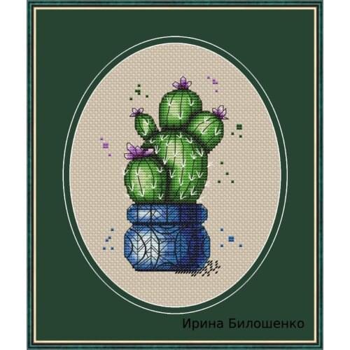 MM Mouse avatar Counted Cross Stitch Kit Cross stitch RS cotton with cross stitch Cactus