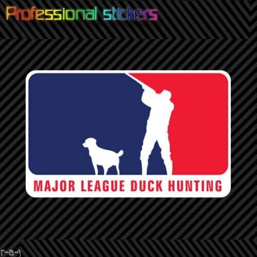 Major League Duck Hunting Sticker Die Cut Decal MLDH Stickers for Motos, Cars, Laptops, Phone