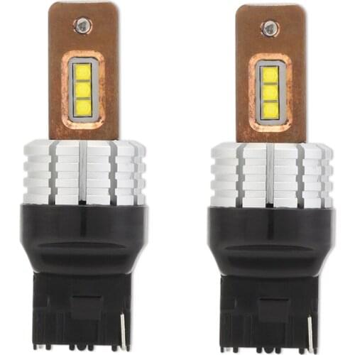 NIGHTEYE 6000K White 60W 1800lm 12V LED Fog Light Headlight Bulbs T20SW Auto Car Led Fog Lamps Copper Heat Conduction