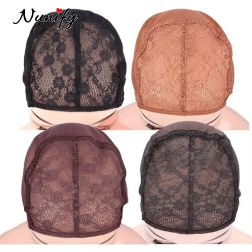 Nunify Best Wig Cap For Making Wigs Cheap With Adjustable Strap Lace Wig Net Cap