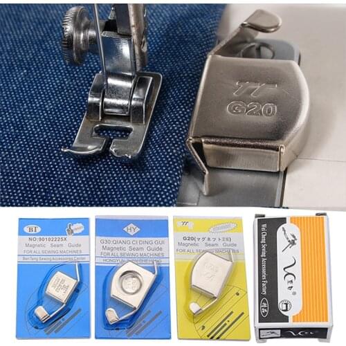 Top Quality Universal Magnetic Seam Guide Press Feet for Sewing Machines DIY Crafts Parts Sewing Machine Feet Needlework