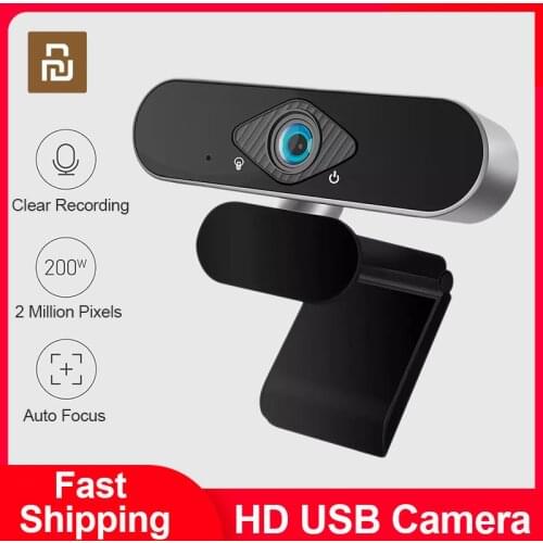 Original Youpin HD USB Camera 1080P Webcam With Microphone 150° Wide Angle Laptop Computer Webcast For YouTube Online Meeting
