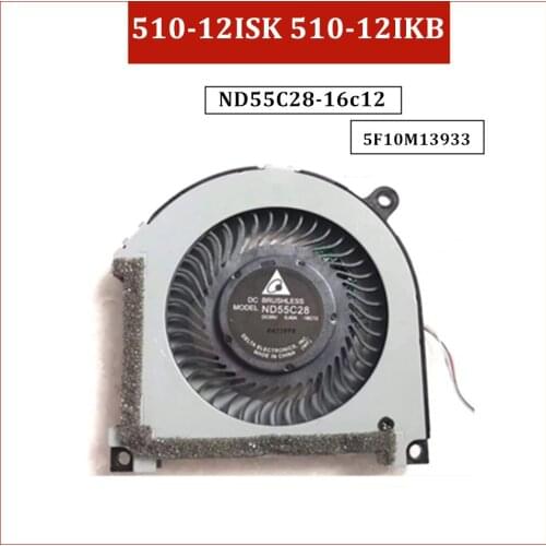Original For Lenovo Notebook Fan cpu Cooling Fan MIIX 510 510-12ISK 510-12IKB ND55C28-16c12 5F10M13933