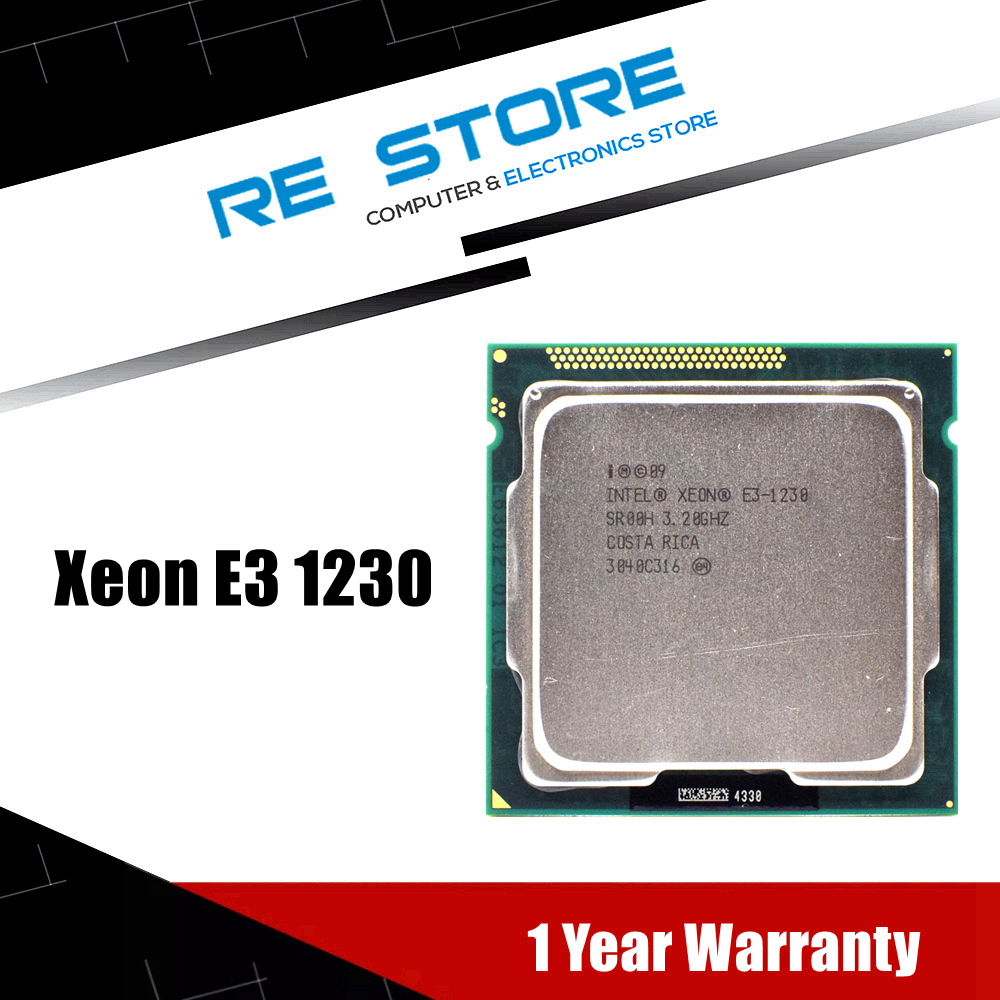 Used Intel Xeon E3 1230 SR00H 3.20GHz 8MB Quad Core LGA 1155 CPU Processor
