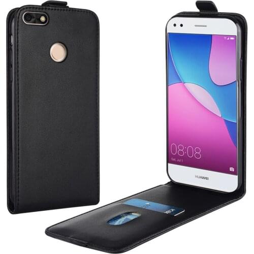 Flip Up and Down Leather Case for Huawei Y6 Pro 2017 ATU-L31 ATU-L42 5.7'' Vertical Cover for Y6Pro 2017 Case Phone Bag
