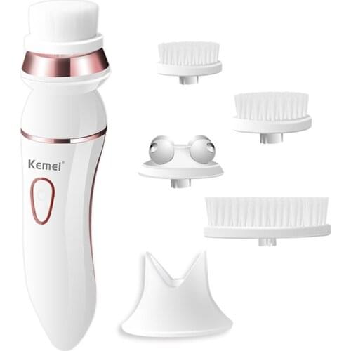 Multi sonic face cleansing brush deep facial scrubber electric facial cleanser brush massage for washing for face and body