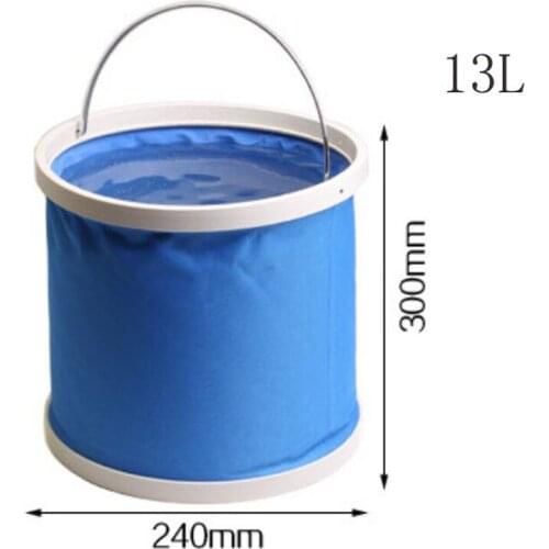 Foldable car wash fishing bathroom kitchen bucket 13L for Ford Focus Fusion Escort Kuga Ecosport Fiesta Falcon EDGE