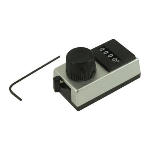 Spectrol Square counting knob 15-2-11 indicator dial 4 digits switch