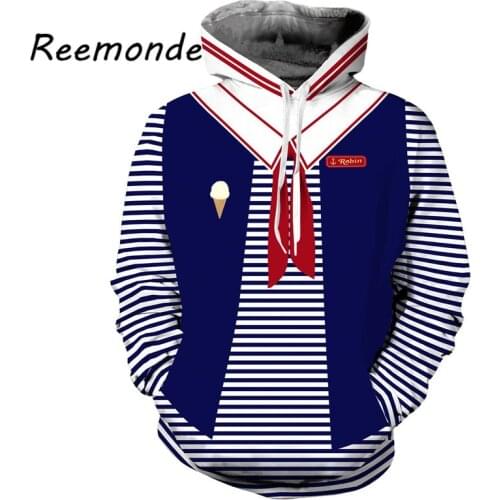 Stranger Things Hoodie Sweatshirt T shirt Costume Stranger Things 3 Halloween Sweatshirts Sweater Tops Men Boys Hoodies Clothes