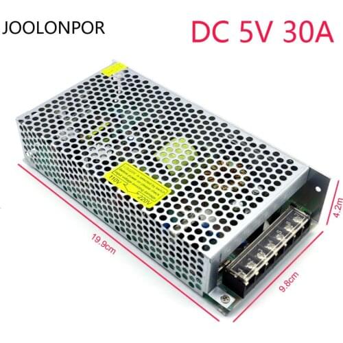 High Quality Universal Voltage Led Adapter Transformer AC DC 5V 30A 150W Lighting Driver Switch Power Supply Model