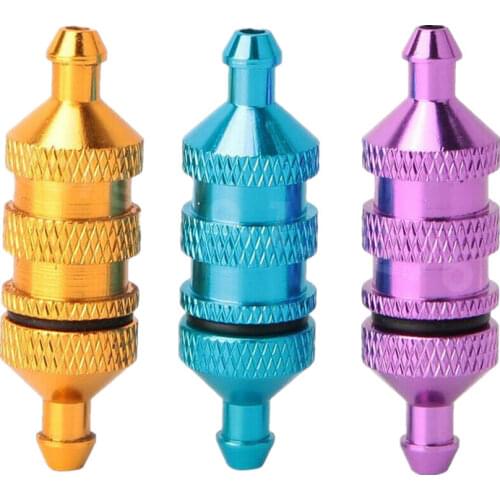 1 Pcs Aluminum Alloy Fuel Filter For Fuel Tank 02156 HSP HIMOTO HPI For Nitro 1/10 Scale Models RC Car Upgrade Parts Buggy Truck