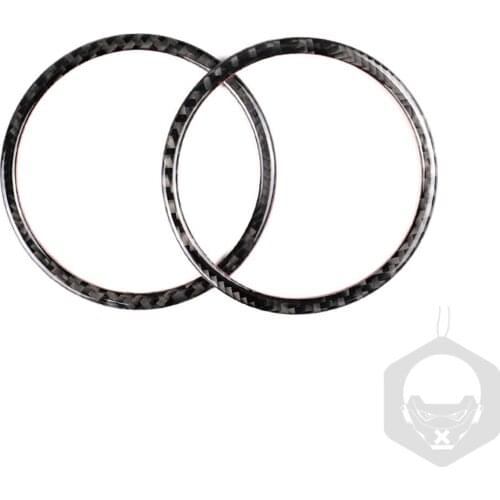 2pcs Automobile Interior Decoration Parts Car Door Speaker Ring Decoration for BMW E92 M3 07-13 Interior Accessories