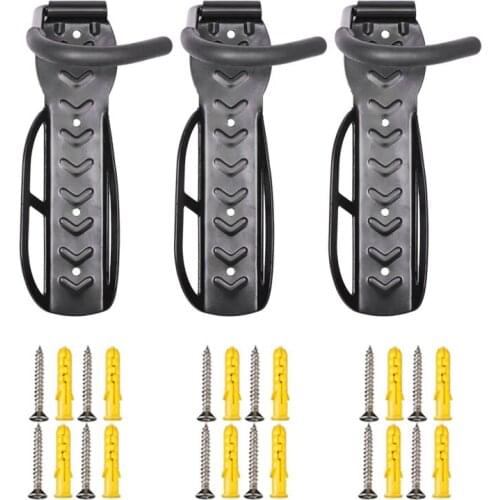 3PCS/Lot Bicycle Wall Mount Rack MTB Road Bike Storage Fixed Hanging Hook for Indoor Shed Bike Stand Bracket Holder
