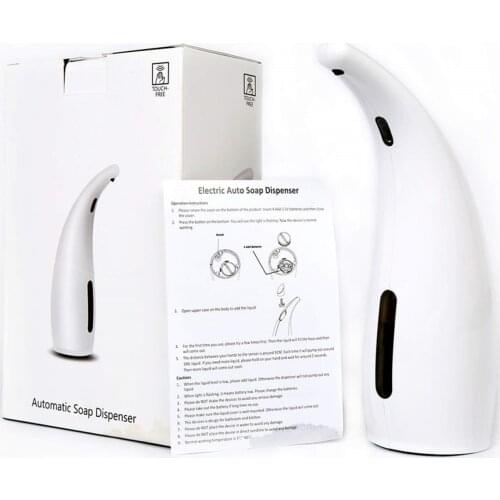 300mL Automatic Soap Dispenser Infrared Hand-free Touchless Soap Dispenser Dish Liquid Lotion Gel Shampoo Chamber Auto Hand