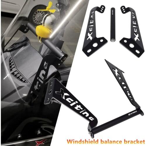 Motorcycle accessories GPS mobile phone navigation support bracket windshield cross bar For KYMCO XCITING 250 300 XCITING250