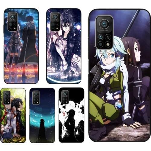 Sword Art Online Phone Cover For Xiaomi Mi 11 Lite Ultra 9T 10T Pro Note 10 POCO F3 F2 M3 X3 NFC Pro Case