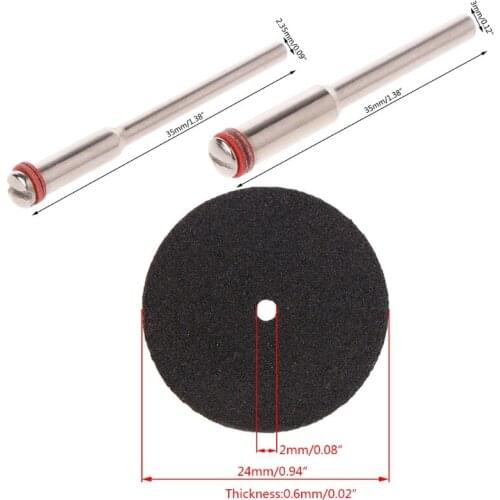 36pcs 24mm Abrasive Disc Cutting Discs Reinforced Cut Off Grinding Wheels Rotary Blade Cuttter Tools