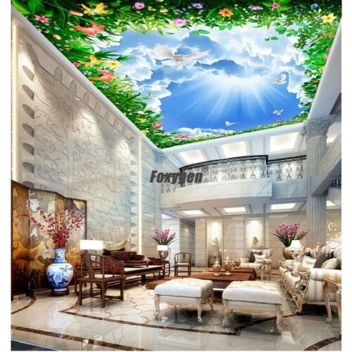 For Childern Room decoration Digital Printed and UV printing false and suspended pop PVC stretched ceiling film designs