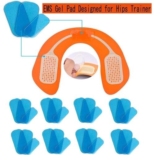 15Pcs 6Pcs EMS Hip Muscle Hydrogel Sticker Stimulator Hip Muscle Training Replacement Gel Sheet Pads ABS Buttocks Muscle Gel