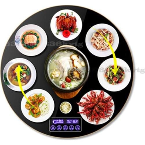 Round Meal Insulation Board Household Warming Board Hot 60cm Board Heating Warming Plate Dining Table Multifunctional 60cm