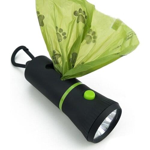 Pet garbage bag dispenserPet garbage bag dispenser with LED flashlightDog cat poop bagPet accessories