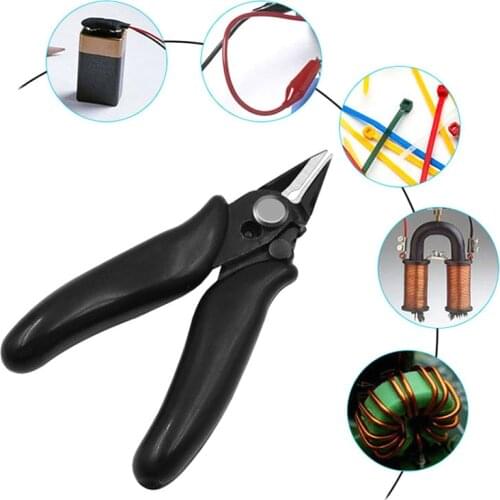 3.5 Inch Mini Cutter Small Soft Cutting Electronic Pliers Wires Insulating Rubber Handle Model Pliers Diagonal Pliers Hand Tools