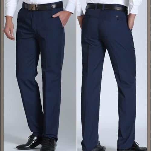 2021 New Mens Casual Pants Classic Straight Pant Solid Color High Waist Cotton Trousers Mens Clothing Japanese Streetwear