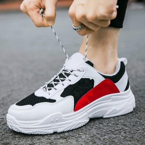 2021 New Spring Summer Casual Sports Mens Shoes Comfortable Lightweight Non-slip Mesh Face Small White Shoes