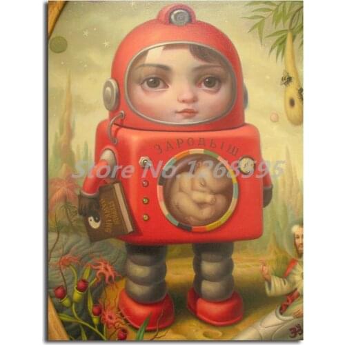 Princess Sputnik By Mark Ryden Art Canvas Poster Painting Wall Picture Print Modern Home Bedroom Decoration Accessories Artwork