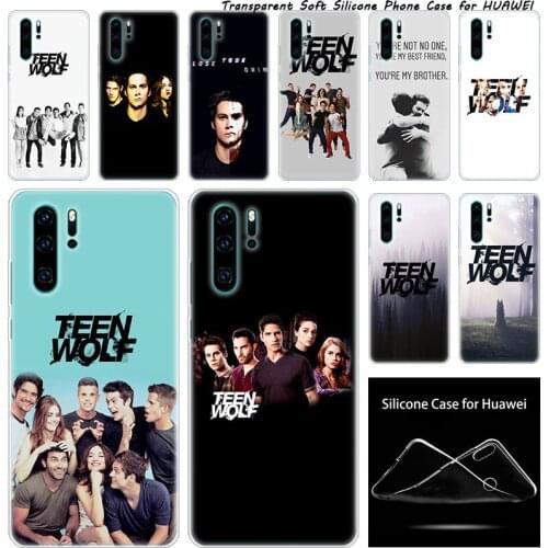 Luxury Soft Silicone Case TV Show Teen Wolf for Huawei NOVA 3 3i 5 5i P20 P30 Pro P9 P10 P8 Lite 2017 P Smart Z Plus 2019 Cover