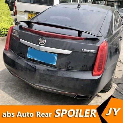 For Cadillac XTS Spoiler 2011-2018 Cadillac ATS C spoiler TF High Quality ABS Material Car Rear Wing Primer Color Rear Spoiler
