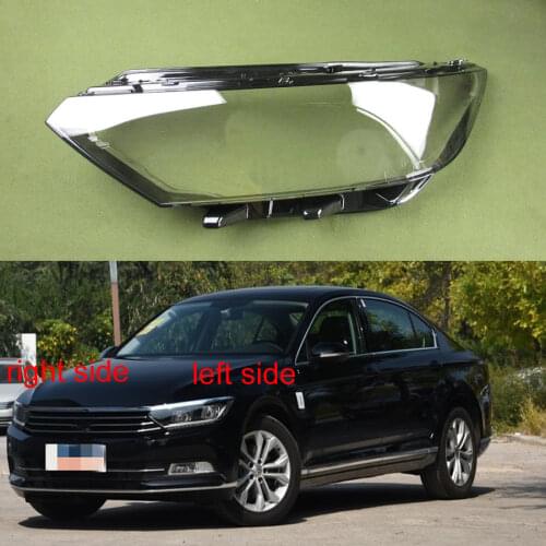 For Volkswagen VW Magotan / Passat B8 2016 2017 2018 Front Headlamps Transparent Lampshades Lamp Shell Headlights Shell Cover