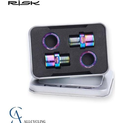 Bicycle Pedal Axle Extenders Bolts Spacers Titanium Ti Alloy Bike Pedal Axle Extenders Bolts 16mm/20mm For MTB Road Bike Pedals