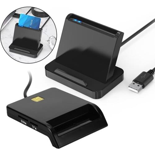 USB 2.0 Smart Card Reader Superior Quality Skillful Manufacture for DNIE ATM CAC IC ID Bank SIM TF SD Card Windows Linux