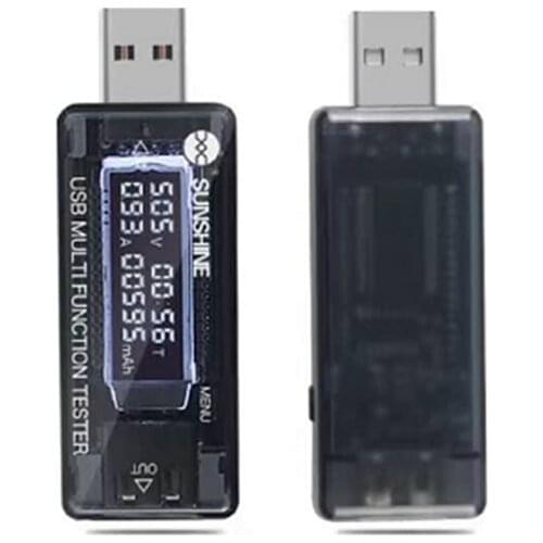 SUNSHINE SS-302A Digital Dispay USB Tester Current Voltage Charger Capacity Doctor Quick Charge Power Bank Meter Voltmeter
