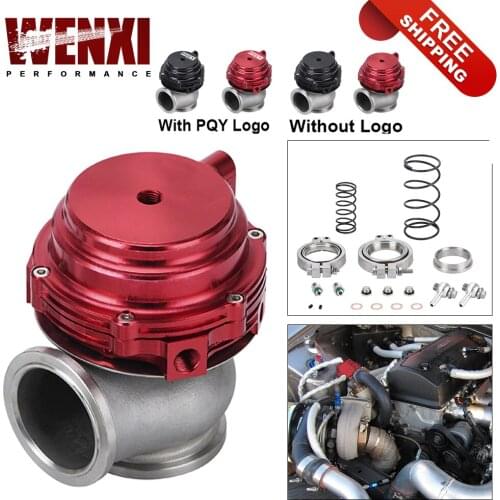 Water Cooler 44mm Wastegate External Turbo With Flange Hardware MV-R Water Cooled With Logo Red Blue Black WX5834