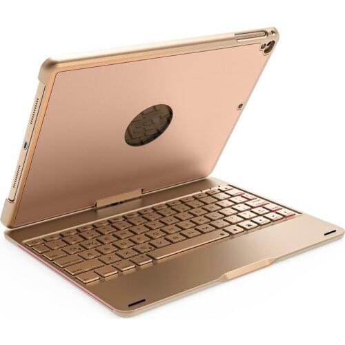 Rotating Breathing Light Bluetooth Keyboard for New iPad 2018/2017 Pro 9.7/Air2