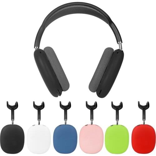 1 Pair Replacement Silicone Ear Pads Cushion Cover For AirPods Max Headphone Headsets EarPads Earmuff Protective Case Sleeve