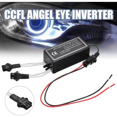 1pcs Inverter Ballast Angel Eyes Halo Rings Light 12V-900V CCFL Inverter Female Connection Female 2 Outputs Accessories