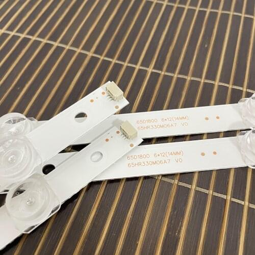 10-30PCS/LOT Backlight strip 65D1800 6LED 6V TCL65D06-ZC23AG-04 05 65HR330M06A7 V0 4C-LB650T-ZC1 ZC2 HRB 65R80 TV-65UHD4K