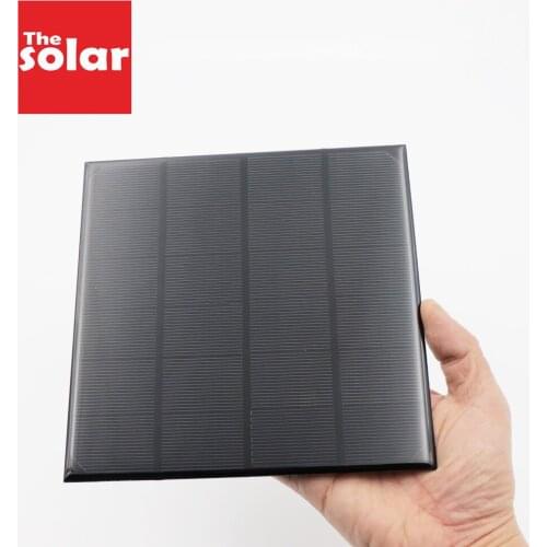 6VDC 750mA 4.5Watt 4.5W Solar Panel Standard Epoxy Monocrystalline Silicon DIY Battery Power Charge Module Mini Solar Cell toy